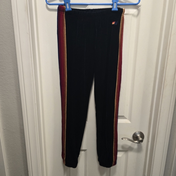 Aviator Nation Pants - Aviator Nation Velvet/velour Joggers Size Xs